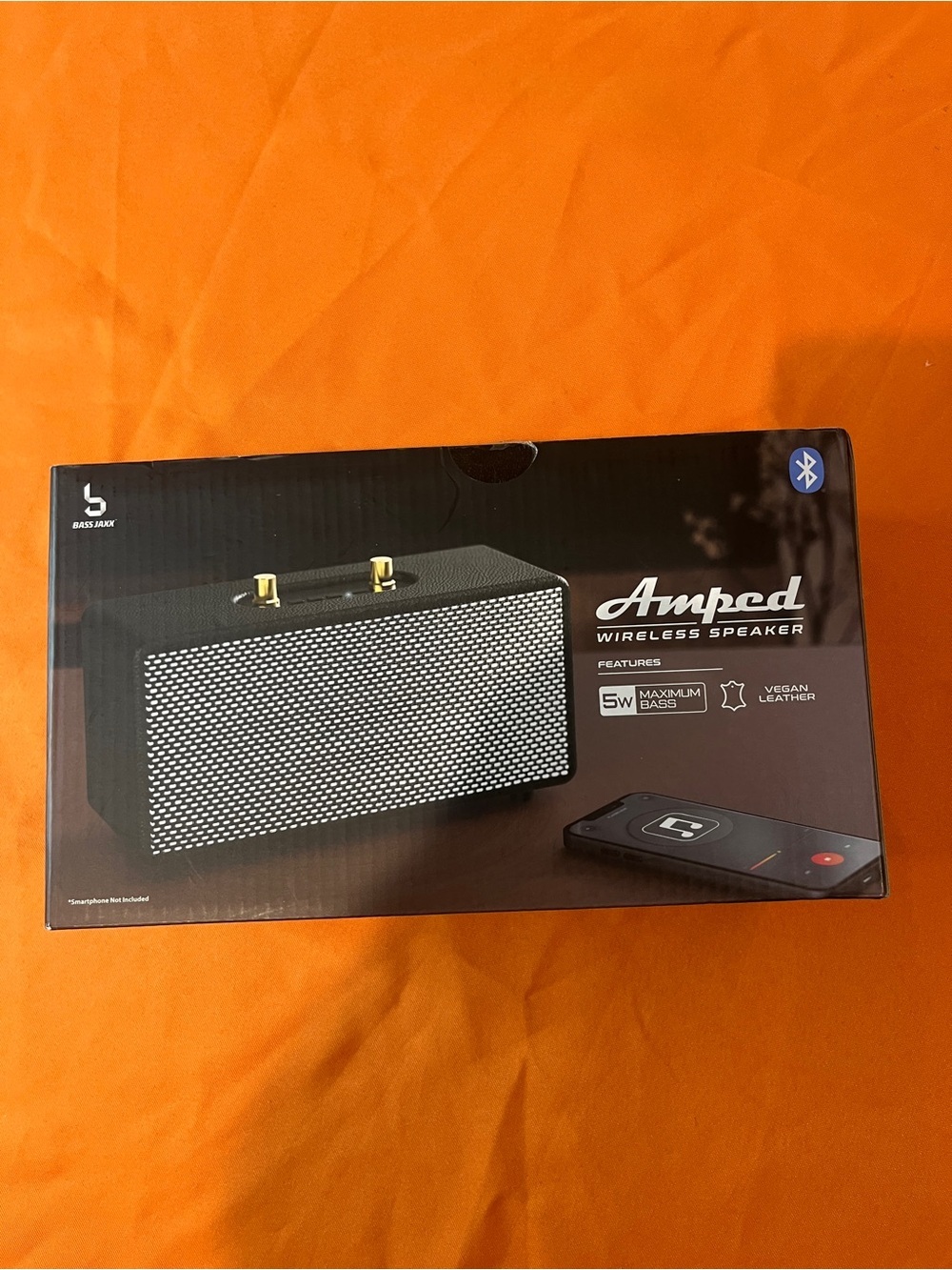 Amped Wireless Speaker - Black with Silver Grill